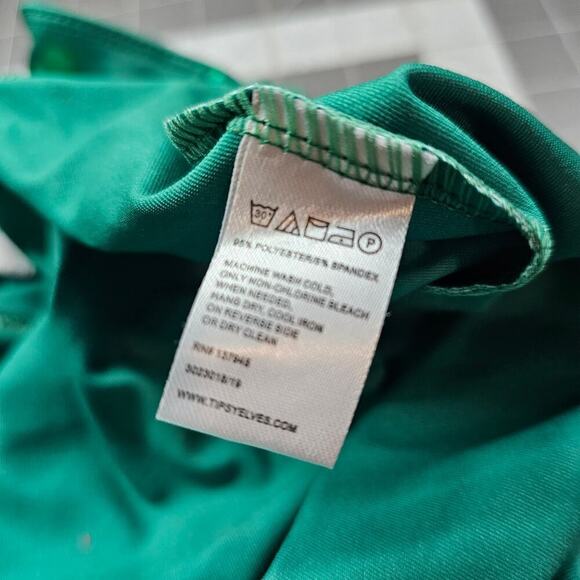 Tipsy Elves St. Patricks Day Leggings Women XXL Green High Waisted 4 Leaf Clover - Picture 10 of 10